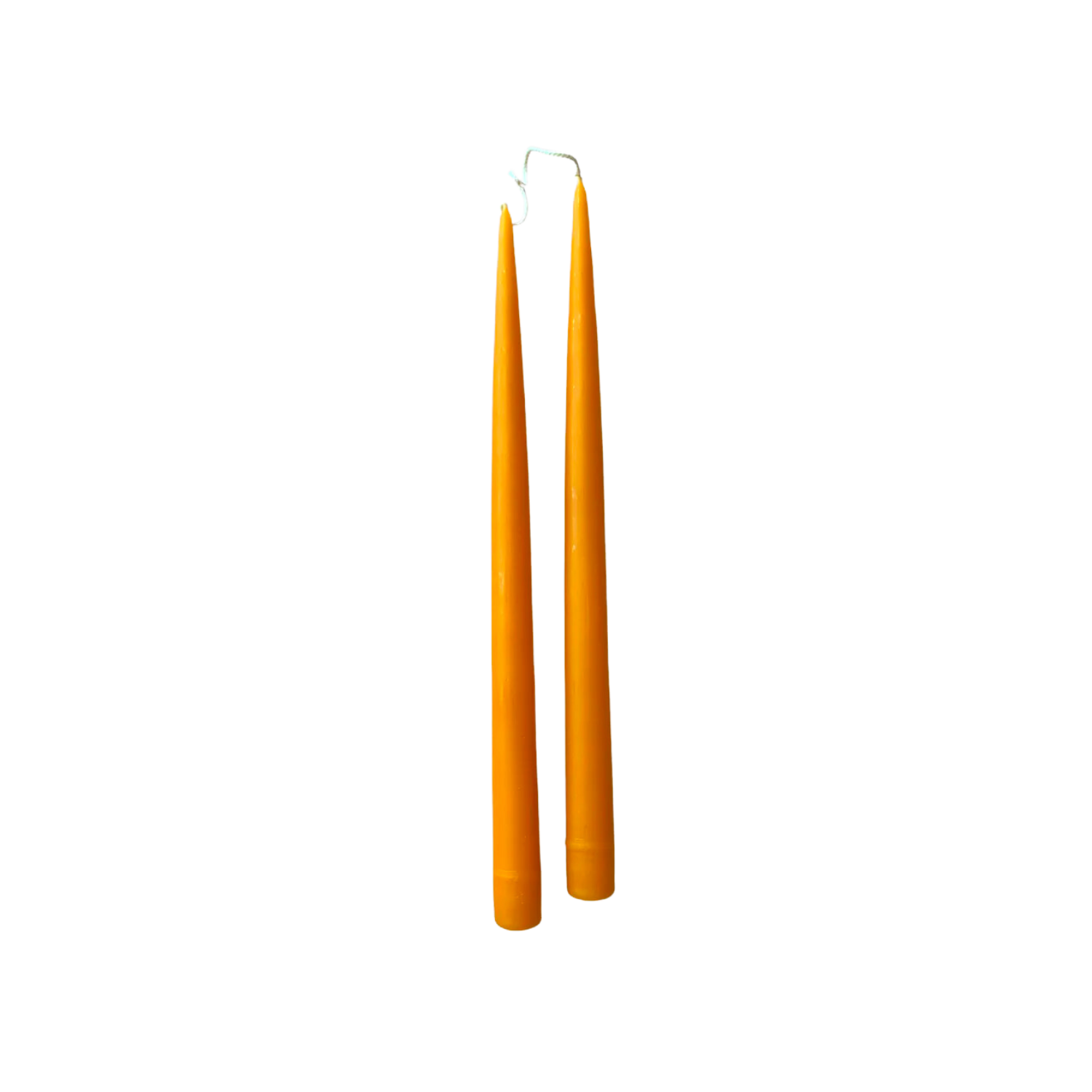 Hand Dipped Taper Candle - 13" - Pumpkin